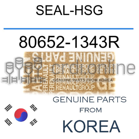 SEAL-HSG [ORIGINAL] 80652-1343R 806521343R 80652 1343R