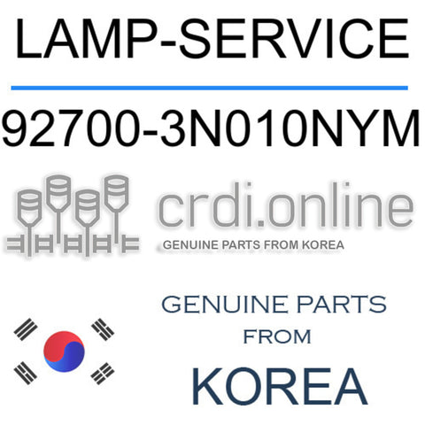 LAMP-SERVICE [ORIGINAL] 92700-3N010NYM 927003N010NYM 92700 3N010NYM