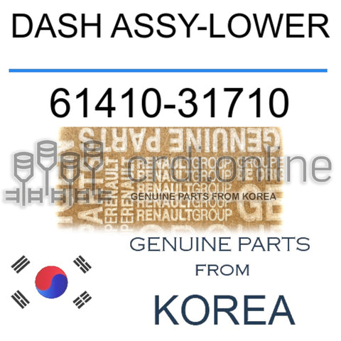 DASH ASSY-LOWER [ORIGINAL] 61410-31710 6141031710 61410 31710
