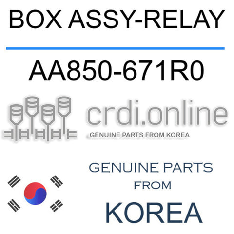 BOX ASSY-RELAY AA850-671R0 AA850671R0 AA850 671R0