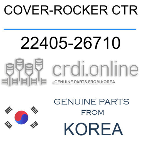 COVER-ROCKER,CTR [ORIGINAL] 22405-26710 2240526710 22405 26710