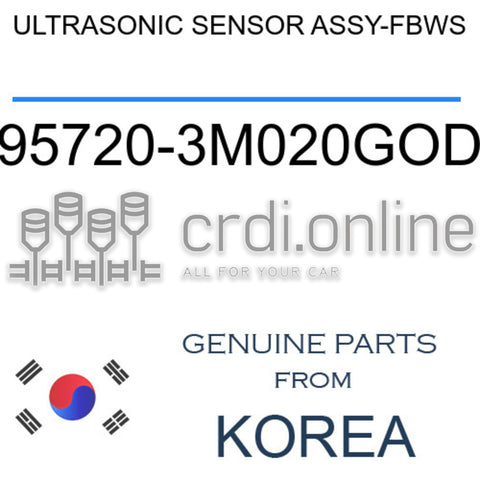 ULTRASONIC SENSOR ASSY-FBWS 95720-3M020GOD 957203M020GOD 95720 3M020GOD