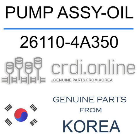 PUMP ASSY-OIL 26110-4A350 261104A350 26110 4A350