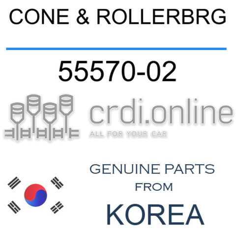 CONE & ROLLERBRG [ORIGINAL] 55570-02 5557002 55570 02