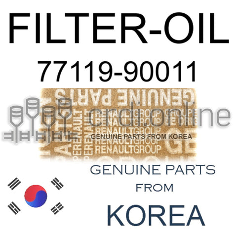 FILTER-OIL [ORIGINAL] 77119-90011 7711990011 77119 90011