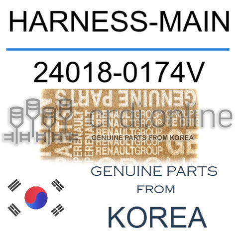 HARNESS-MAIN [ORIGINAL] 24018-0174V 240180174V 24018 0174V