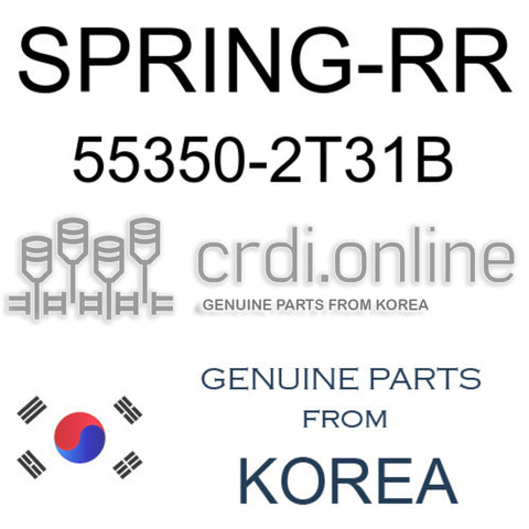 SPRING-RR [ORIGINAL] 55350-2T31B 553502T31B 55350 2T31B