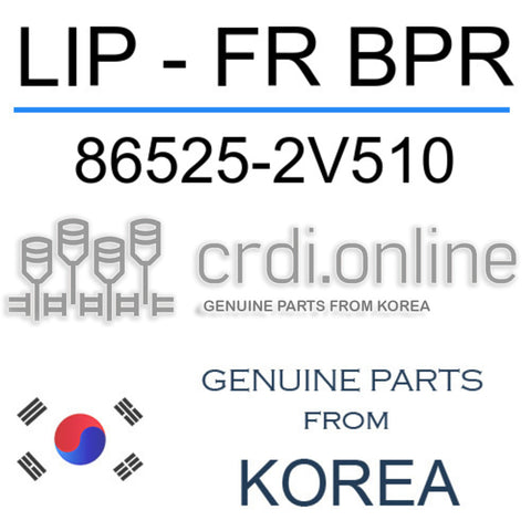 LIP - FR BPR [ORIGINAL] 86525-2V510 865252V510 86525 2V510