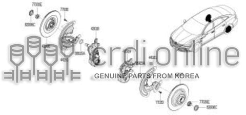 KNUCKLE COMPLETE-STEERING REAR LH 43019-3963R 430193963R 43019 3963R