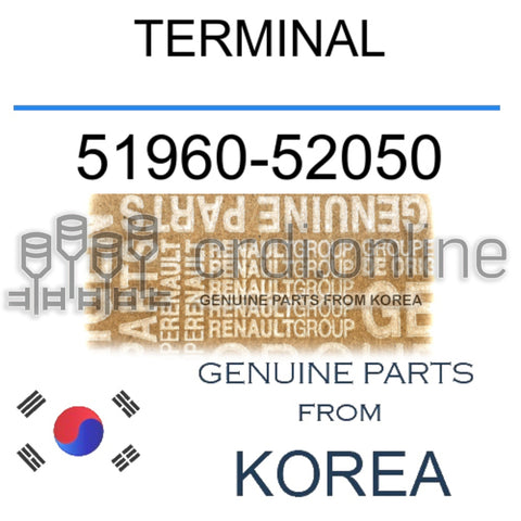TERMINAL [ORIGINAL] 51960-52050 5196052050 51960 52050
