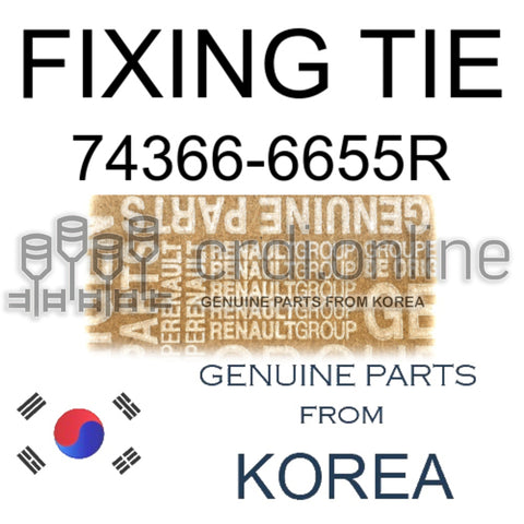 FIXING TIE [ORIGINAL] 74366-6655R 743666655R 74366 6655R