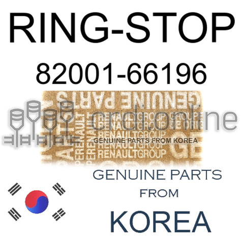 RING-STOP [ORIGINAL] 82001-66196 8200166196 82001 66196