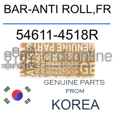BAR-ANTI ROLL,FR [ORIGINAL] 54611-4518R 546114518R 54611 4518R