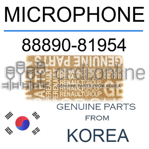 MICROPHONE [ORIGINAL] 88890-81954 8889081954 88890 81954