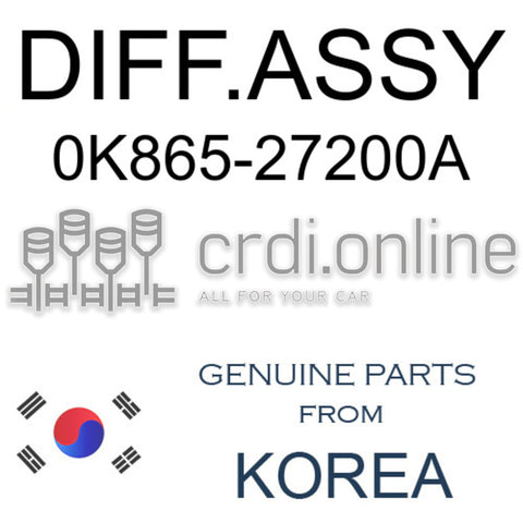 DIFF.ASSY [ORIGINAL] 0K865-27200A 0K86527200A 0K865 27200A