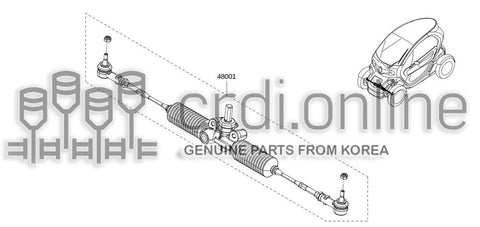 STRG-MECHLH 49001-2345R 490012345R 49001 2345R