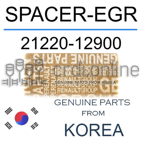 SPACER-EGR [ORIGINAL] 21220-12900 2122012900 21220 12900