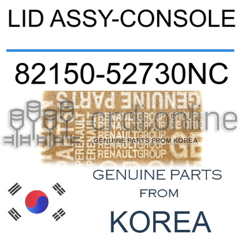 LID ASSY-CONSOLE [ORIGINAL] 82150-52730NC 8215052730NC 82150 52730NC