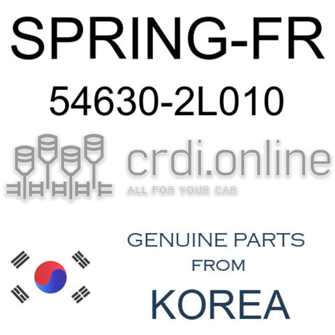 SPRING-FR [ORIGINAL] 54630-2L010 546302L010 54630 2L010