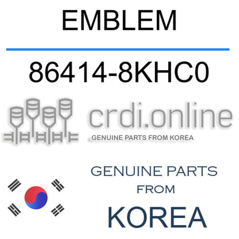 EMBLEM [ORIGINAL] 86414-8KHC0 864148KHC0 86414 8KHC0