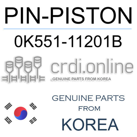 PIN-PISTON 0K551-11201B 0K55111201B 0K551 11201B