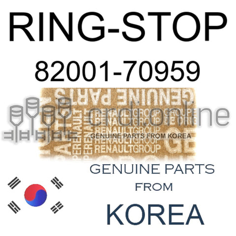 RING-STOP [ORIGINAL] 82001-70959 8200170959 82001 70959
