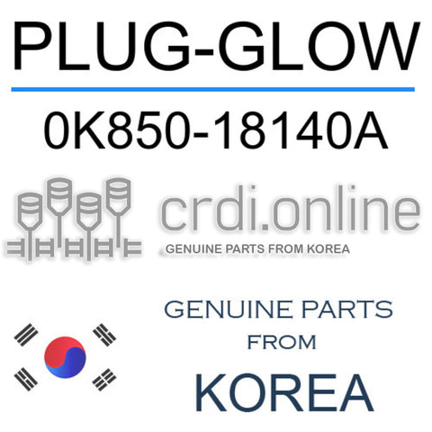 PLUG-GLOW [ORIGINAL] 0K850-18140A 0K85018140A 0K850 18140A