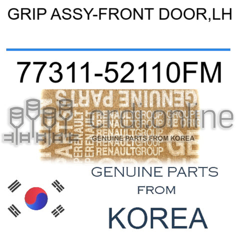 GRIP ASSY-FRONT DOOR,LH [ORIGINAL] 77311-52110FM 7731152110FM 77311 52110FM