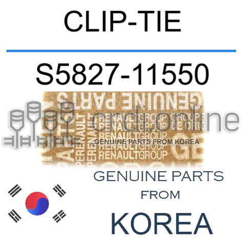 CLIP-TIE [ORIGINAL] S5827-11550 S582711550 S5827 11550