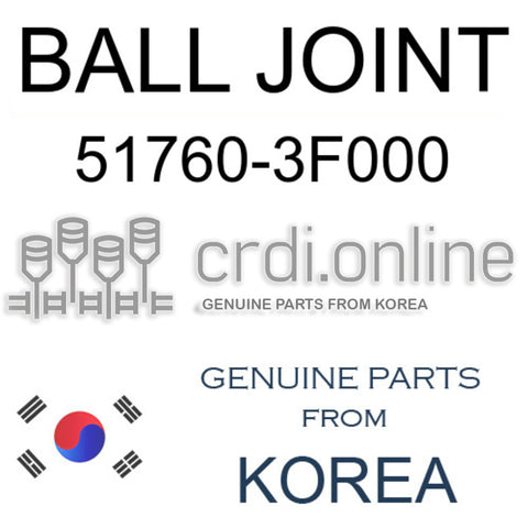 BALL JOINT [ORIGINAL] 51760-3F000 517603F000 51760 3F000