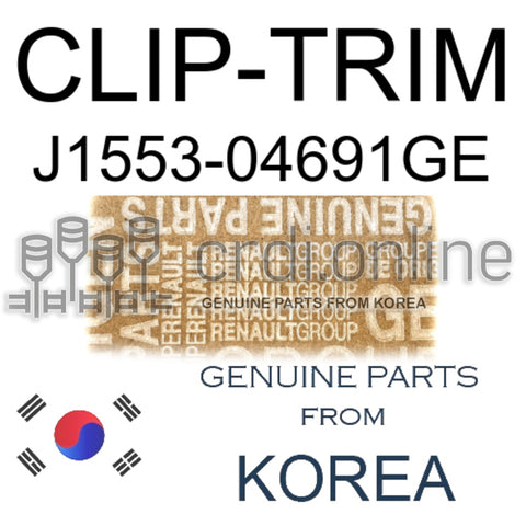 CLIP-TRIM [ORIGINAL] J1553-04691GE J155304691GE J1553 04691GE