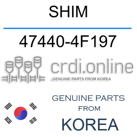 SHIM 47440-4F197 474404F197 47440 4F197