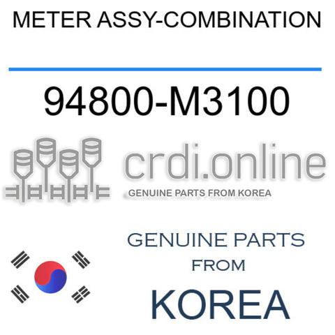 METER ASSY-COMBINATION [ORIGINAL] 94800-M3100 94800M3100 94800 M3100