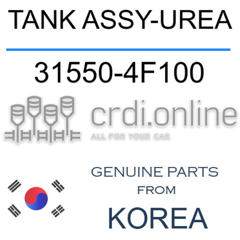 TANK ASSY-UREA 31550-4F100 315504F100 31550 4F100