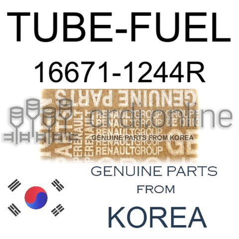 TUBE-FUEL [ORIGINAL] 16671-1244R 166711244R 16671 1244R