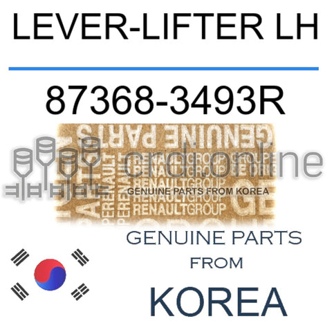 LEVER-LIFTER LH [ORIGINAL] 87368-3493R 873683493R 87368 3493R