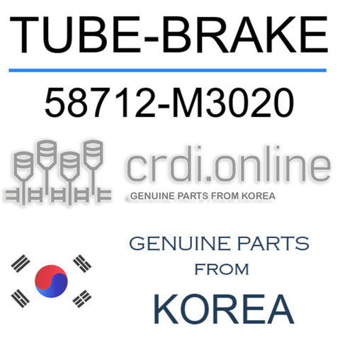 TUBE-BRAKE [ORIGINAL] 58712-M3020 58712M3020 58712 M3020