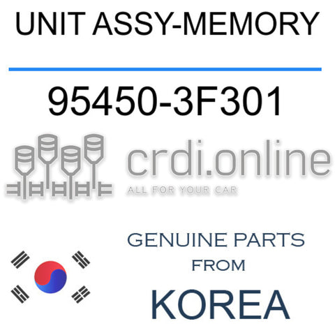 UNIT ASSY-MEMORY [ORIGINAL] 95450-3F301 954503F301 95450 3F301