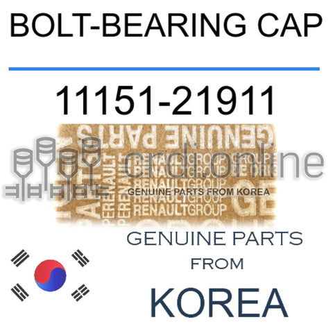 BOLT-BEARING CAP [ORIGINAL] 11151-21911 1115121911 11151 21911