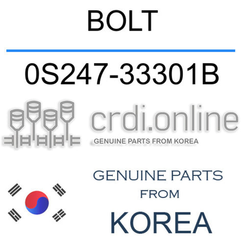 BOLT 0S247-33301B 0S24733301B 0S247 33301B