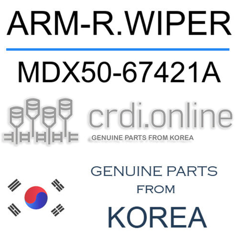 ARM-R.WIPER MDX50-67421A MDX5067421A MDX50 67421A