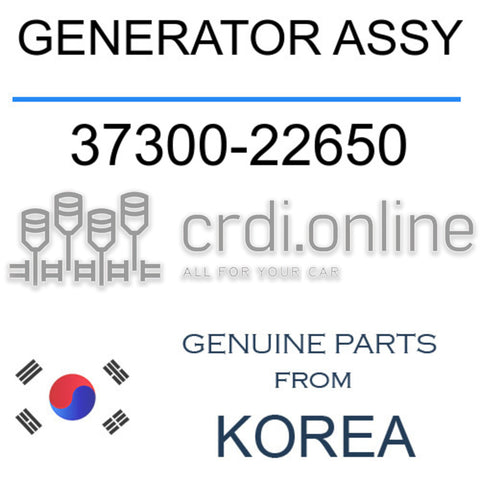 GENERATOR ASSY 37300-22650 3730022650 37300 22650