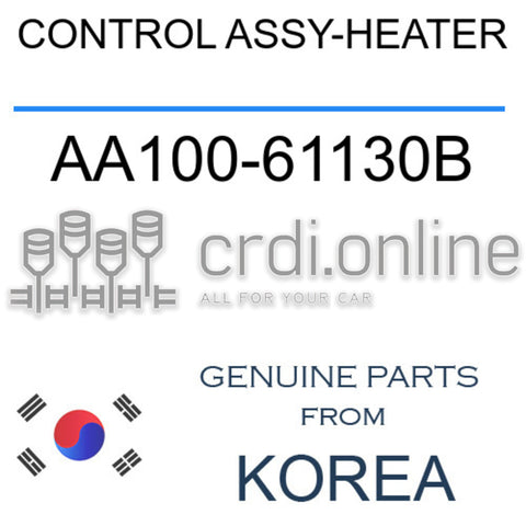 CONTROL ASSY-HEATER [ORIGINAL] AA100-61130B AA10061130B AA100 61130B