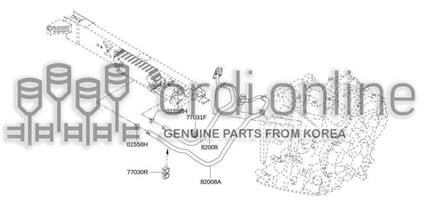 TUBE-OIL INLET 82008-89740 8200889740 82008 89740