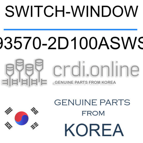 SWITCH-WINDOW [ORIGINAL] 93570-2D100ASWS 935702D100ASWS 93570 2D100ASWS