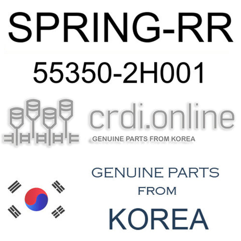 SPRING-RR [ORIGINAL] 55350-2H001 553502H001 55350 2H001