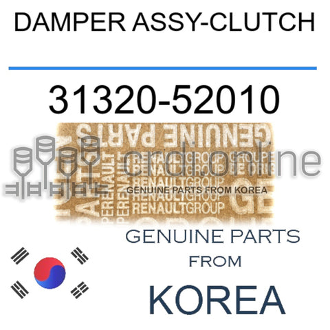 DAMPER ASSY-CLUTCH [ORIGINAL] 31320-52010 3132052010 31320 52010