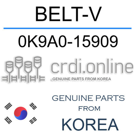 BELT-V 0K9A0-15909 0K9A015909 0K9A0 15909