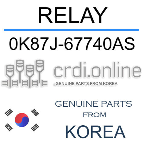 RELAY [ORIGINAL] 0K87J-67740AS 0K87J67740AS 0K87J 67740AS
