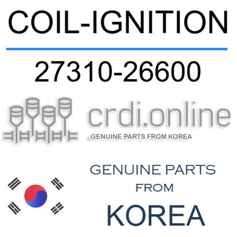 COIL-IGNITION [ORIGINAL] 27310-26600 2731026600 27310 26600